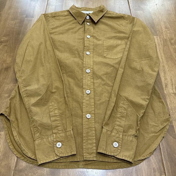 Alex Mill Bobby shirt women's small gold clay long sleeve button up career work - Picture 3 of 9